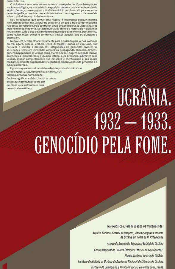 У Бразилії діє фотовиставка про Голодомор у 1932–1933 в Україні (фото)