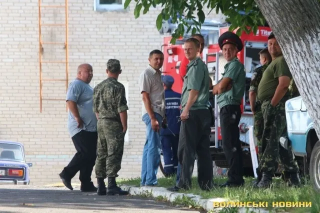 На території луцького СІЗО пожежа