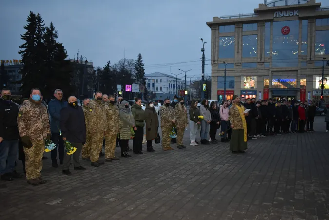 У Луцьку вшанували пам’ять військових, які загинули в зоні АТО/ООС