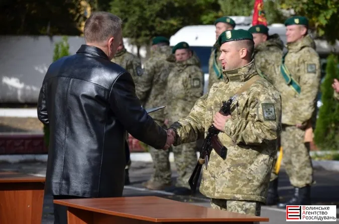 Як у Луцьку прикордонники святкують день Захисника України (фото)