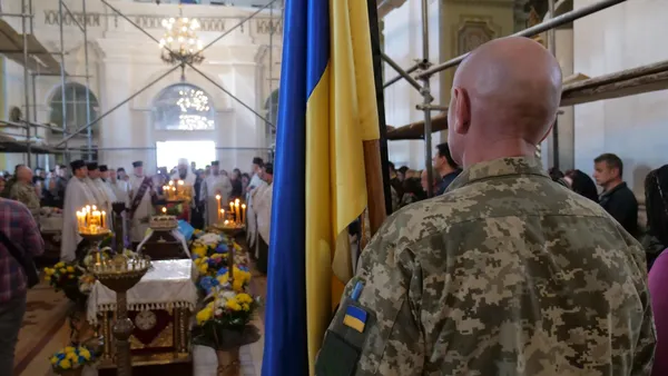 У Луцьку попрощалися із загиблим на війні Маркіяном Нагорнюком (фото, відео)