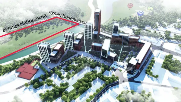 Проєкт забудови на території колишнього заводу