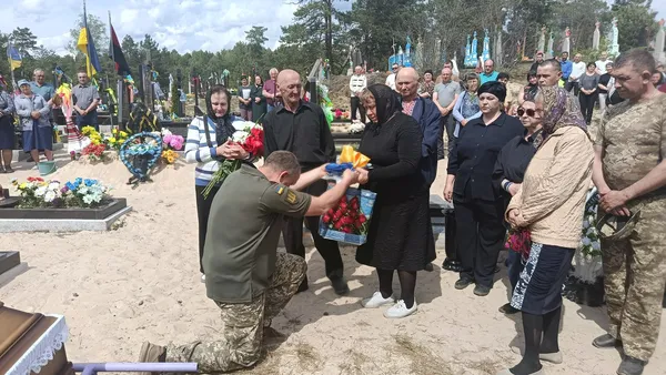 Назавжди 45: на Волині попрощалися з командиром міномета Олександром Басюком (фото)
