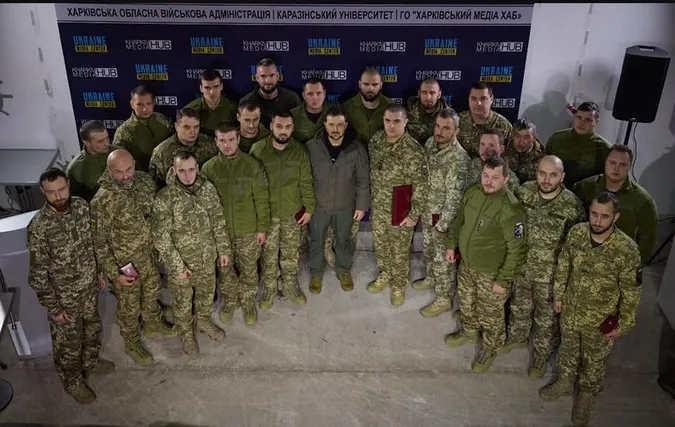 Президент нагородив воїнів «Князівської» бригади, які відзначились в боях на Харківщині