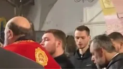 Митрополит Михаїл молився з людьми в укритті під час страшної атаки на Луцьк (відео)