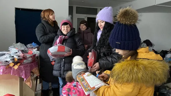 Переселенка із Сєвєродонецька Світлана з дітьми
