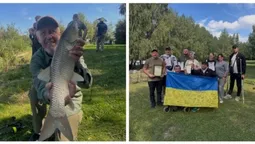 Риба по лікоть, природа і відновлення: у Боголюбах ветерани змагалися з риболовлі (фото)