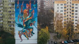 Лучани створили перший в Україні digital-мурал (фото, відео)