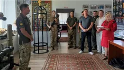 У Луцьку в музеї військової техніки відкрили експозицію, присвячену 100-ій Волинській бригаді ТРО
