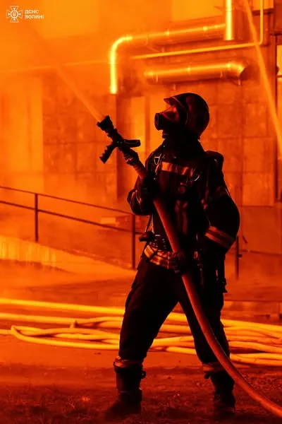Масштабна пожежа під Луцьком: вогонь гасили аж до ранку (фото, оновлено)
