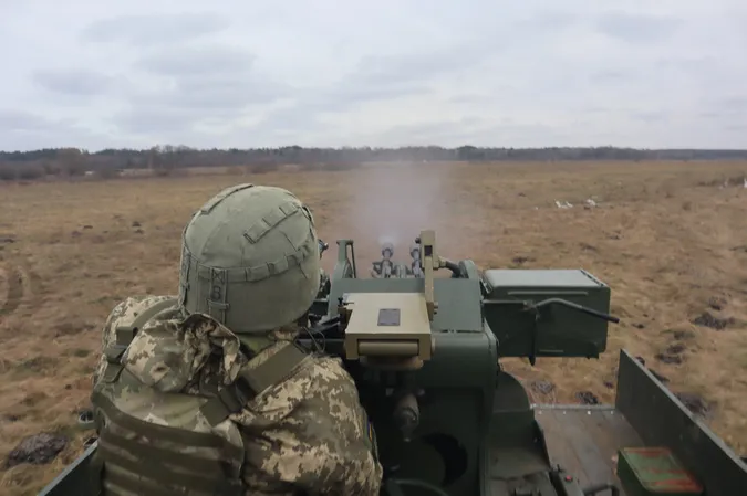 Бійці-зенітники Волинської тероборони показали, як вчаться знищувати противника (фото)