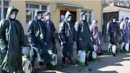 У Луцьку почали дезінфекцію під'їздів (відео, фото)