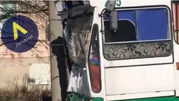 Луцький тролейбус виявився «слабким на передок» (відео)