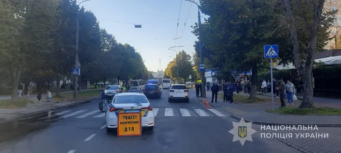 У Луцьку водій збив 8-річного хлопця на пішохідному переході (фото)