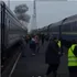 На українсько-польському кордоні російський БпЛА влучив у локомотив потяга «Київ – Варшава» (відео)