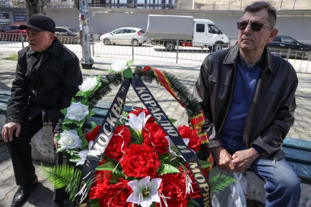 В окупованому Севастополі загарбники попрощались з «Москвою» (фото)