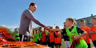 Легенда українського футболу Андрій Пятов завітав до Нововолинська (фото)