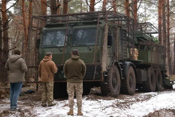На Водохреще волинській «Сталевій Сотці» освятили артилерійську установку (фото)