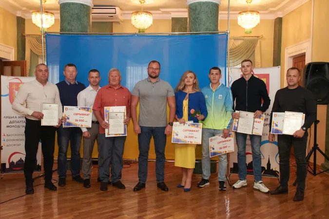 У Луцьку спортсменів відзначили нагородами (фото)