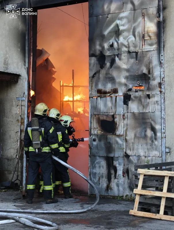 Чорний дим у небі і 30 рятувальників: під Луцьком спалахнула масштабна пожежа (фото)