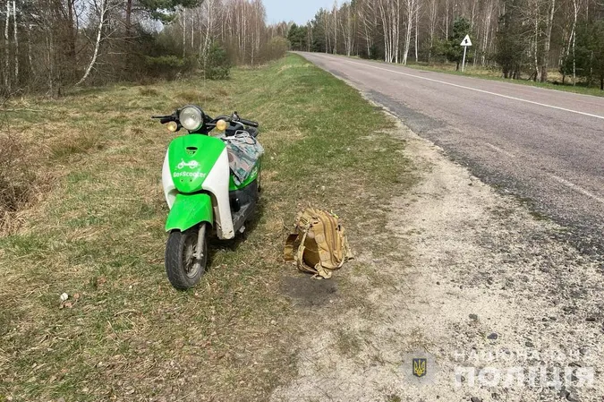 На Волині зловили скутериста з рюкзаком набоїв (фото)