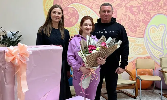 Звільнена з полону Мар’яна Мамонова, яка у Луцьку народила доньку, назвала її Анею (оновлено)