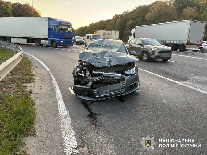54-річний мотоцикліст з Волині зіткнувся з Audi біля Львова