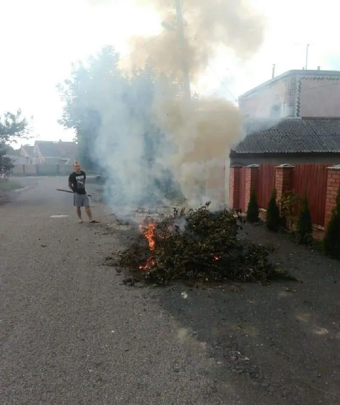 Лучанина покарали за те, що розвів багаття у провулку