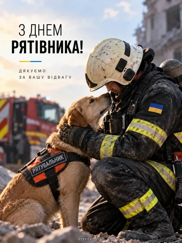 День рятівника 2026: красиві листівки та щирі привітання