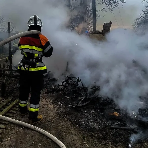 Через несправність пічного опалення на Волині горів будинок (фото)