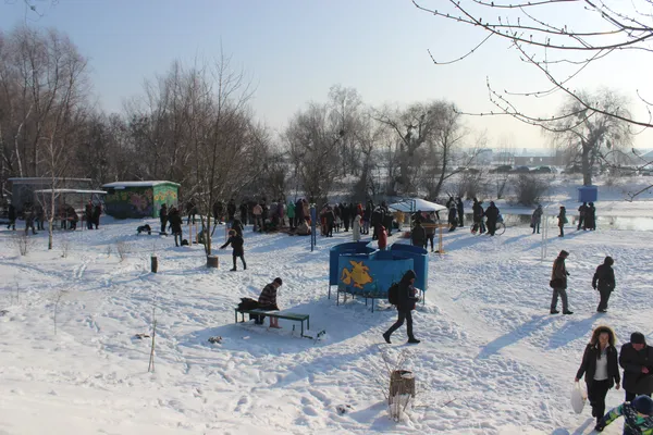 Льодохреща: як освячували воду і лучан (репортаж)
