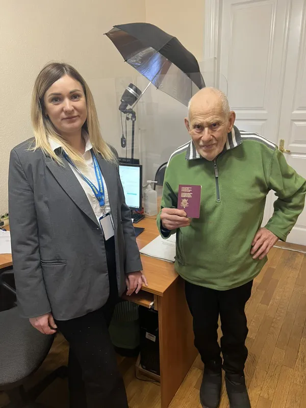 89-річному бельгійцю допомогли узаконитись на Волині