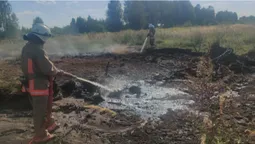 На Ковельщині горіли торф'яники (фото)