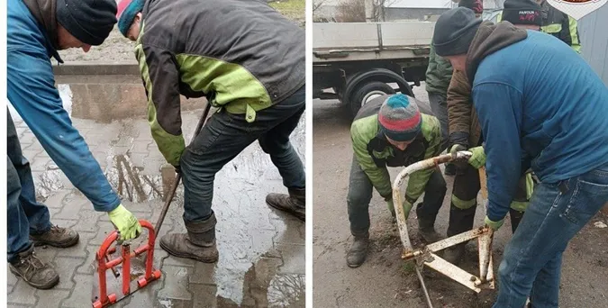 У Луцьку демонтували незаконні обмежувачі руху (фото)