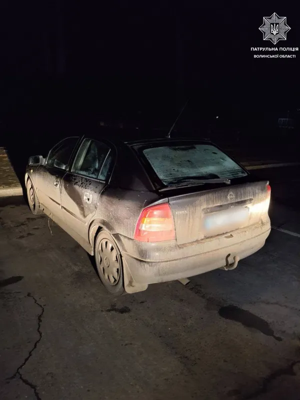 У Луцьку спіймали пʼяного водія, який вночі втікав від патрульних