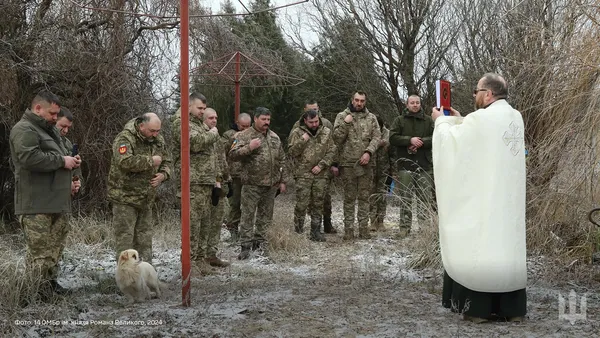 «Князівська»  бригада з Волині відсвяткувала Водохреще (фото)