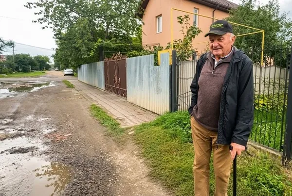 Ями, болото після дощу і жодного тротуару: у Луцьку жителі Степової чекають на ремонт дороги (фото, відео)