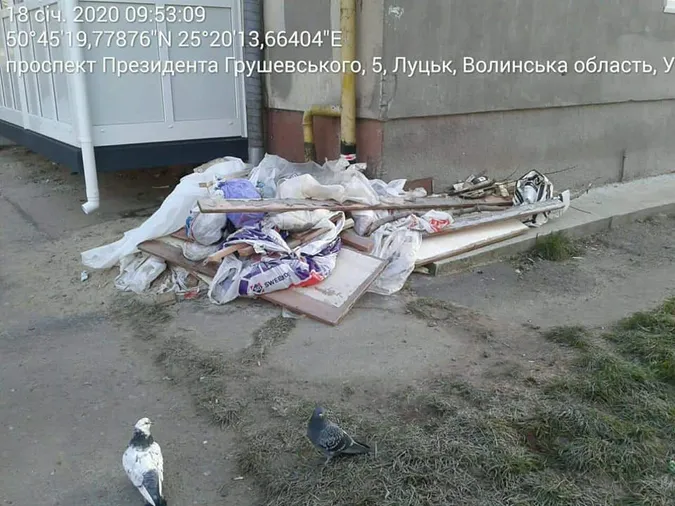 У Луцьку покарали тих, хто забруднює місто (фото)