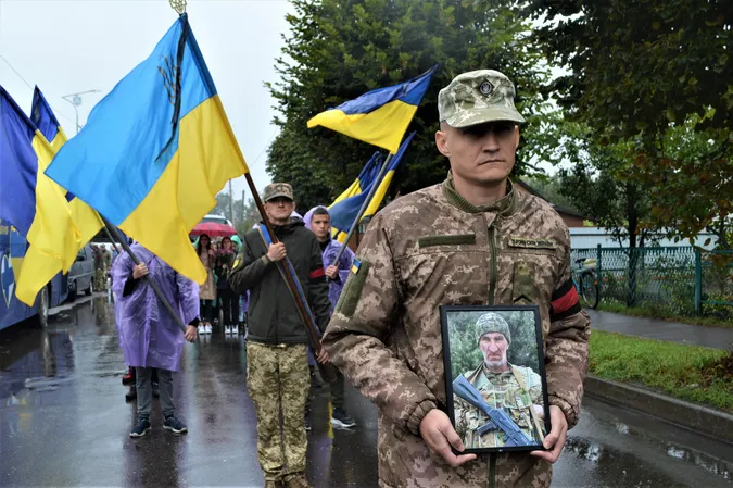 У Ковелі попрощалися із загиблим на війні Леонідом Килибою