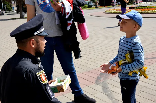 У центрі Луцька – святкування дня Нацполіції (фото)