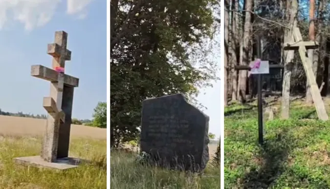 Посеред поля – хрест, а в лісі – кладовище: страшна історія зниклого села на Волині, яке стерли з карти (відео)