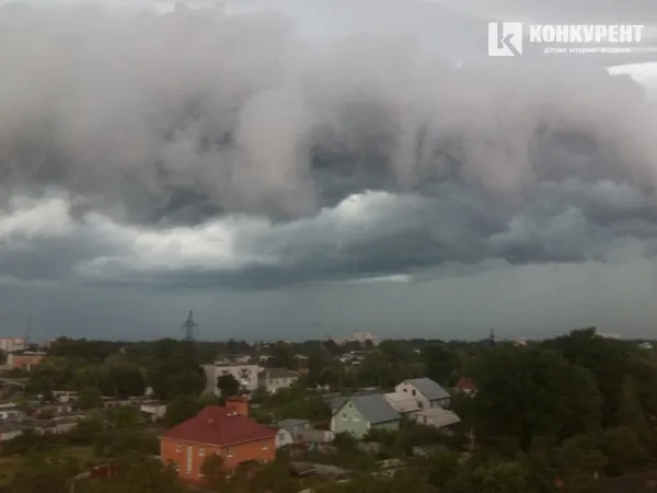 У Чернігові утворилося унікальне атмосферне явище (фото)