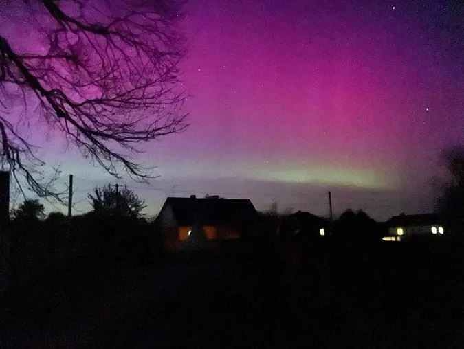 Неймовірне природне явище: на Волині спостерігали Північне сяйво (фото, відео)