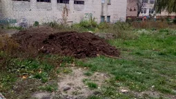 У Луцьку до житлових будинків вивезли будівельне сміття (фото)