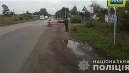 У Володимир-Волинському районі мотоцикліст збив жінку на пішохідному переході