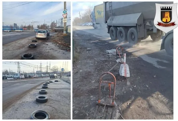 Паркування абиде, сміття і старі шини: біля Луцького авторинку штрафували продавців авто (фото)