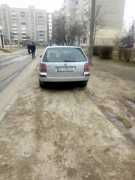 Бордюри ніби медом помазані: муніципали показали автохамів (фото)
