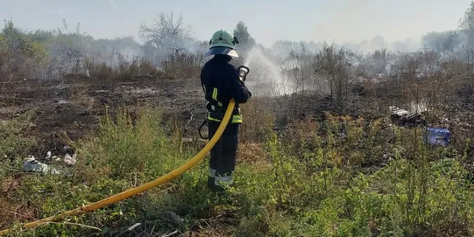 Паліїв шукають: на Волині за добу сталося п'ять пожеж у полях (фото)