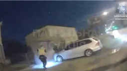 Нічні перегони: під Луцьком п'яний водій хотів втекти від патрульних (відео)