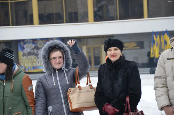 «Живий» ланцюг до Дня Соборності у Луцьку